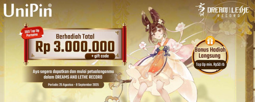 Promo Spesial! Top Up Dream and the Lethe Record di UniPin